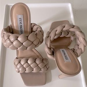 NEW Steve Madden Kenley high heel sandal taupe. Never worn size 8.